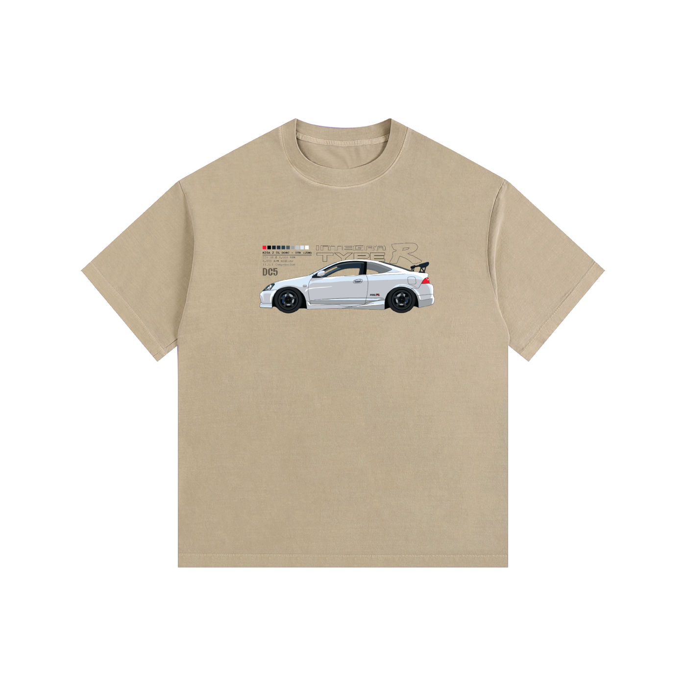 DC5 - Type-R // Color, Black Lines, Light Shirt