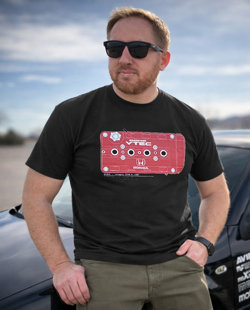 B-Series - Type-R Lines/Solid // White Lines, Dark Shirt - Vintage Wash