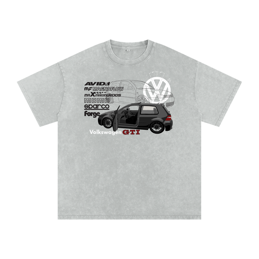 Volkswagen - GTI Mk4 // Custom Snow Wash Tee