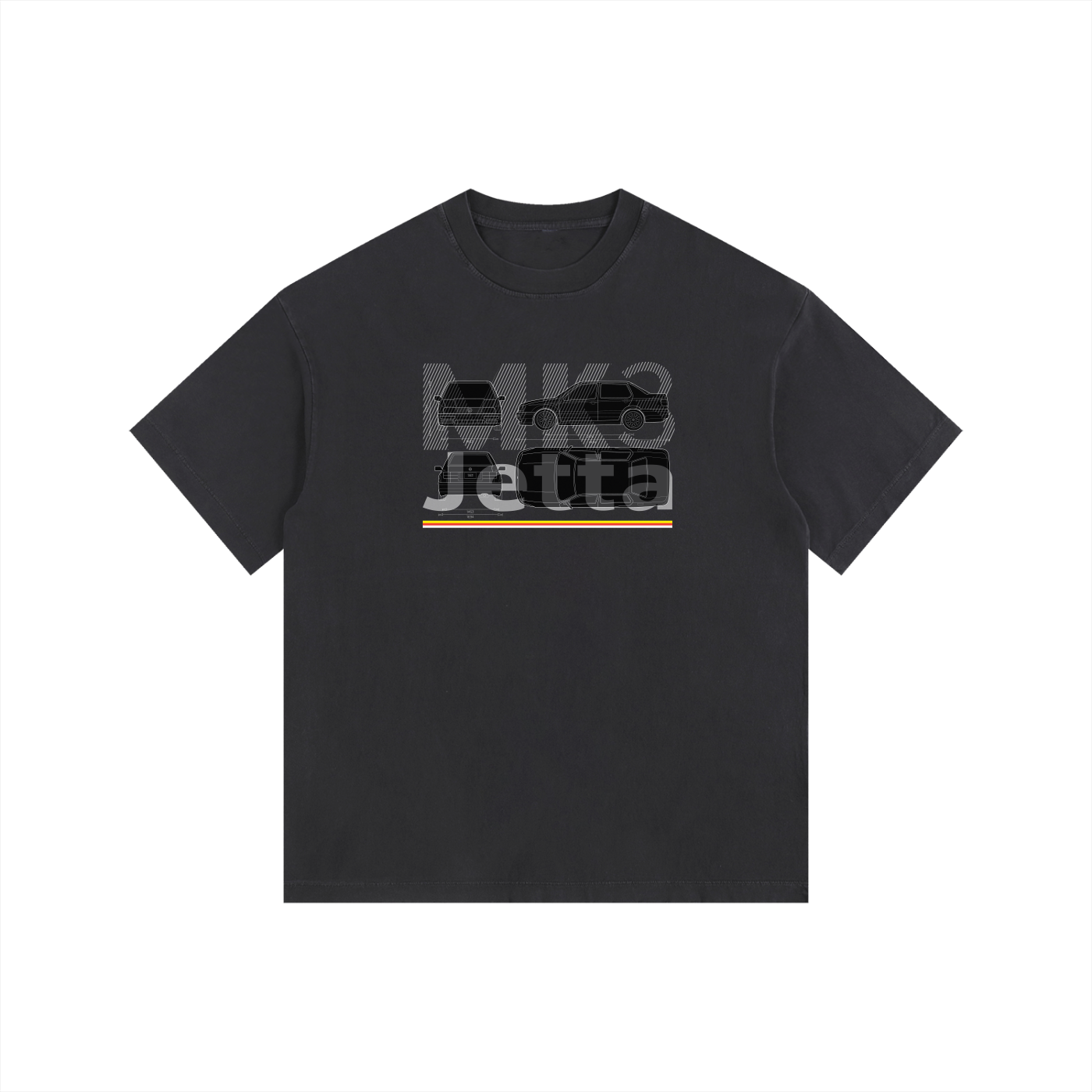 MK3 Jetta - Blueprint Series // Dk Shirt, Lt Lines