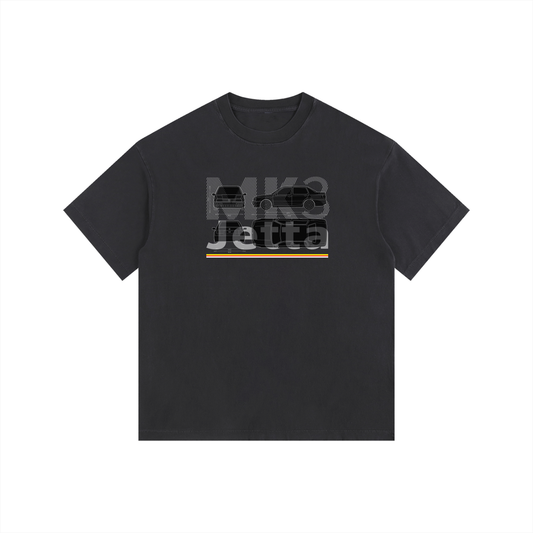 MK3 Jetta - Blueprint Series // Dk Shirt, Lt Lines