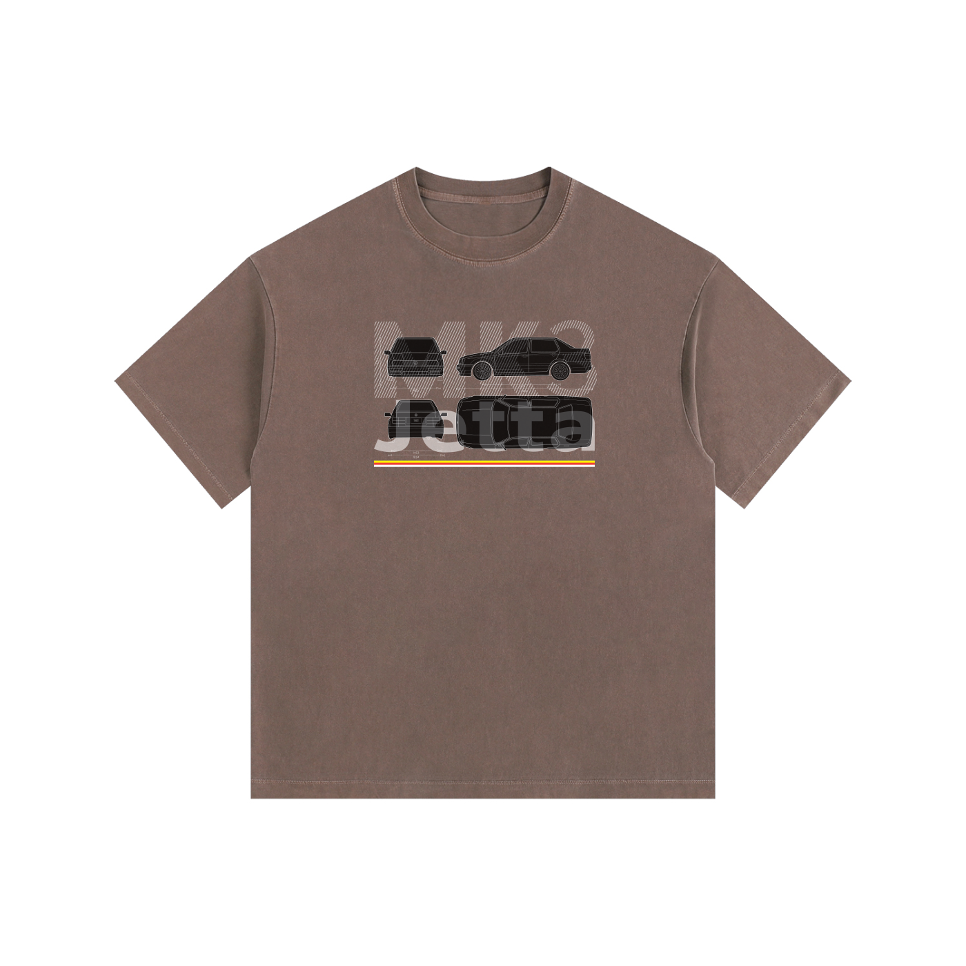 MK3 Jetta - Blueprint Series // Dk Shirt, Lt Lines