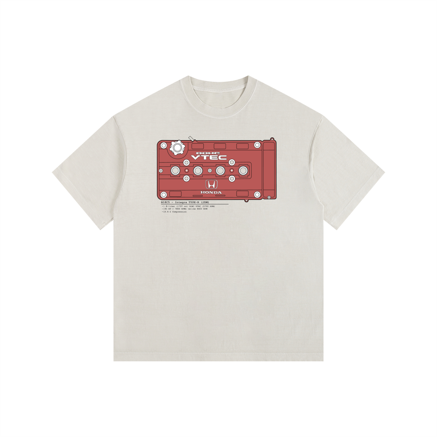 B-Series - Type-R Lines/Solid // Black Lines, Light Shirt - Vintage Wash