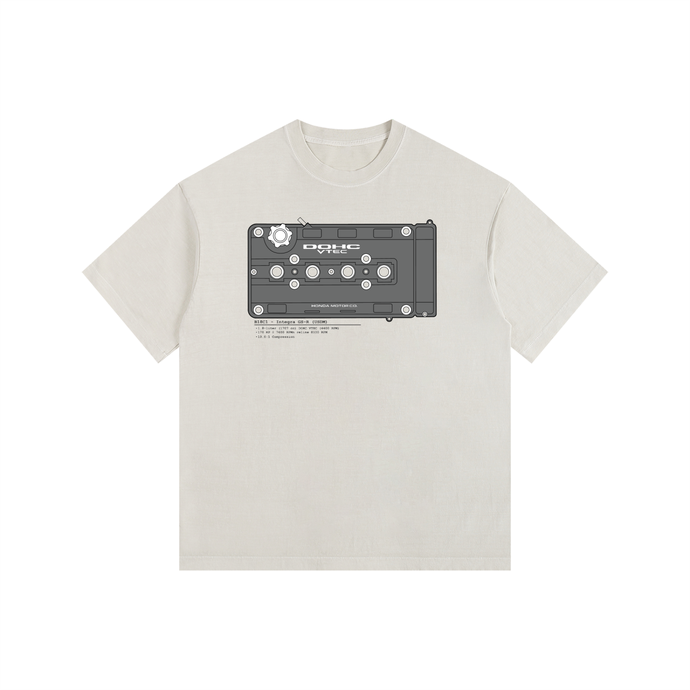 B-Series - GSR Lines/Solid // Black Lines, Light Shirt - Vintage Wash