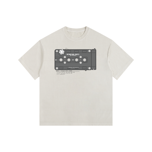 B-Series - GSR Lines/Solid // Black Lines, Light Shirt - Vintage Wash
