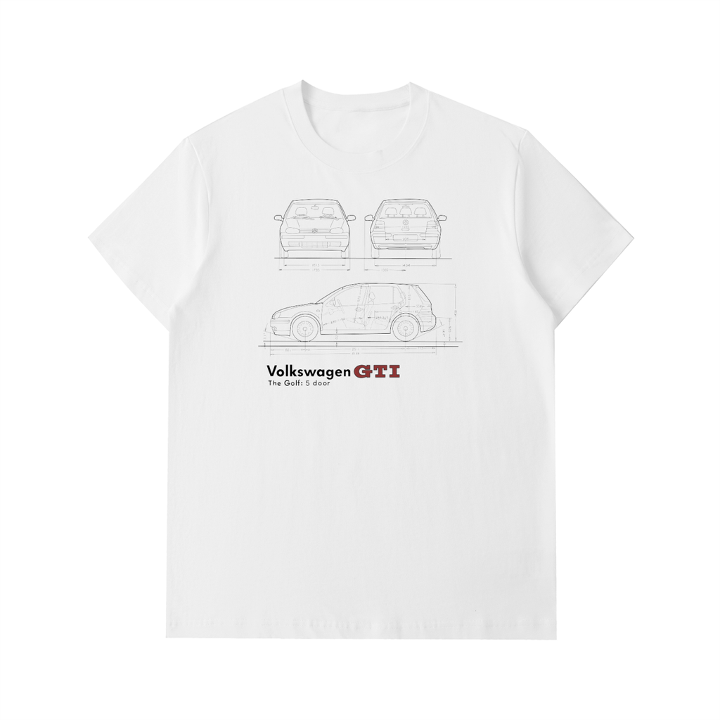 GTI Series - MK4 Lines - 5-Door// Black Lines, Light Shirt - US Fulfillment