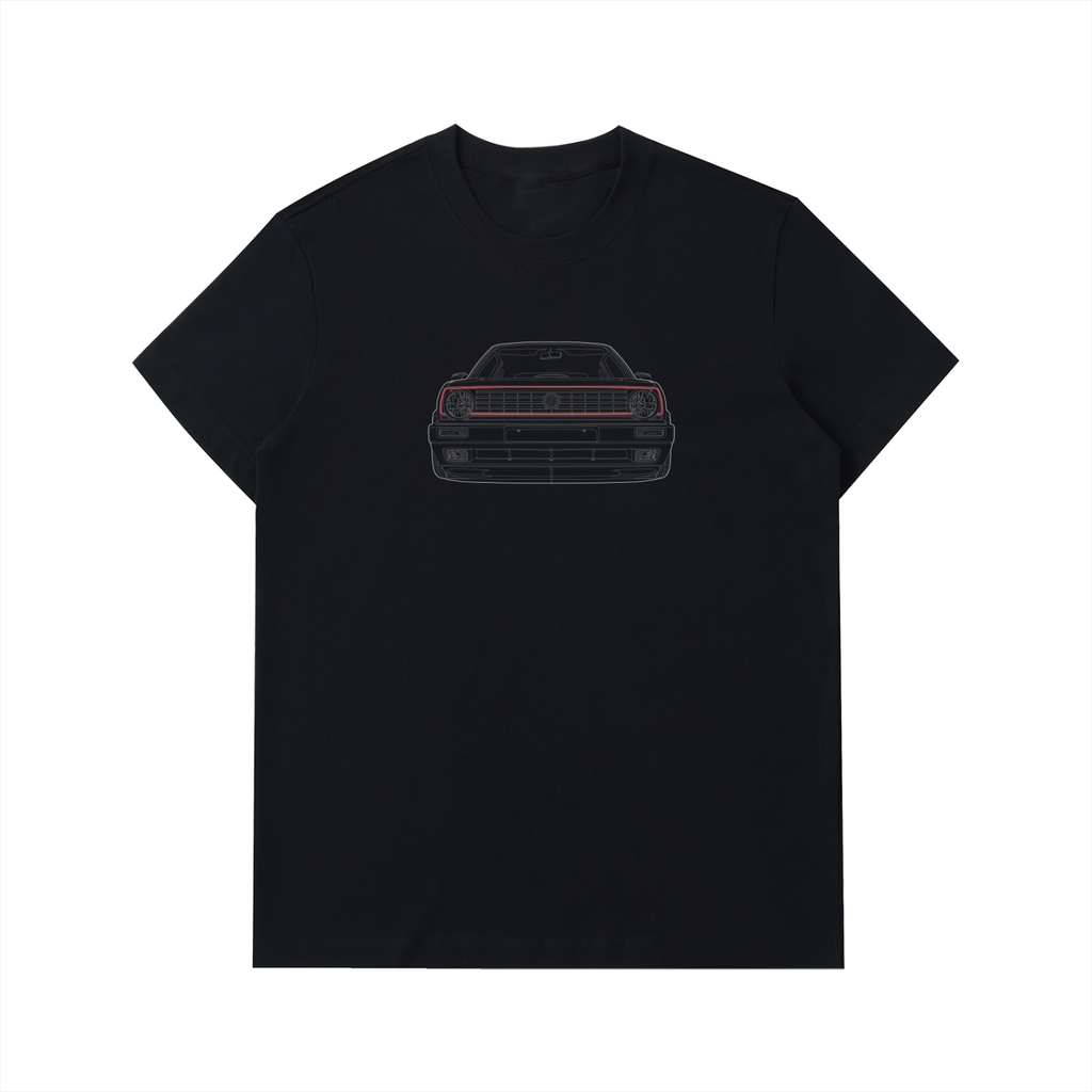 GTI Series - MK1 Lines // White Lines, Black Shirt - US Fulfillment