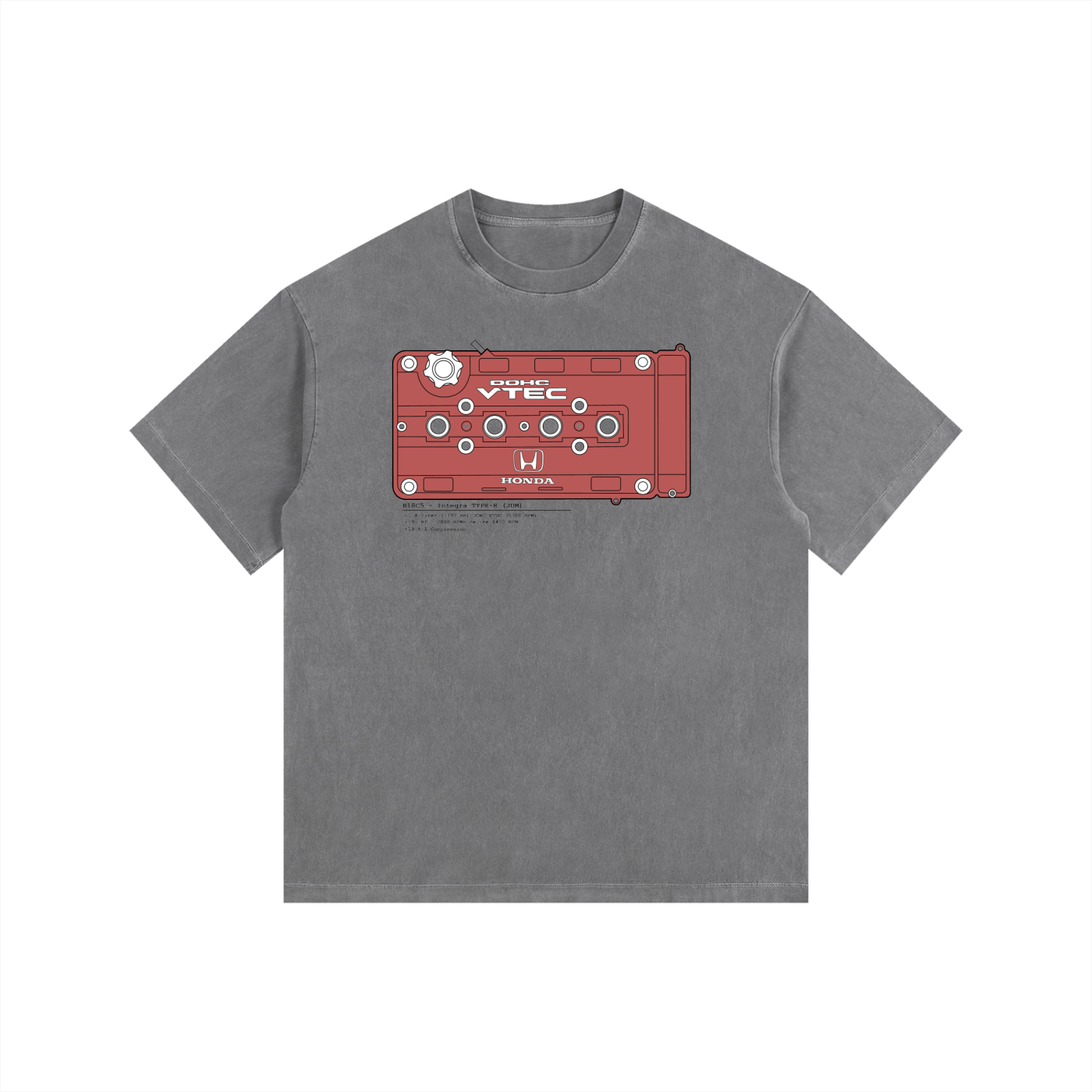 B-Series - Type-R Lines/Solid // Black Lines, Light Shirt - Vintage Wash