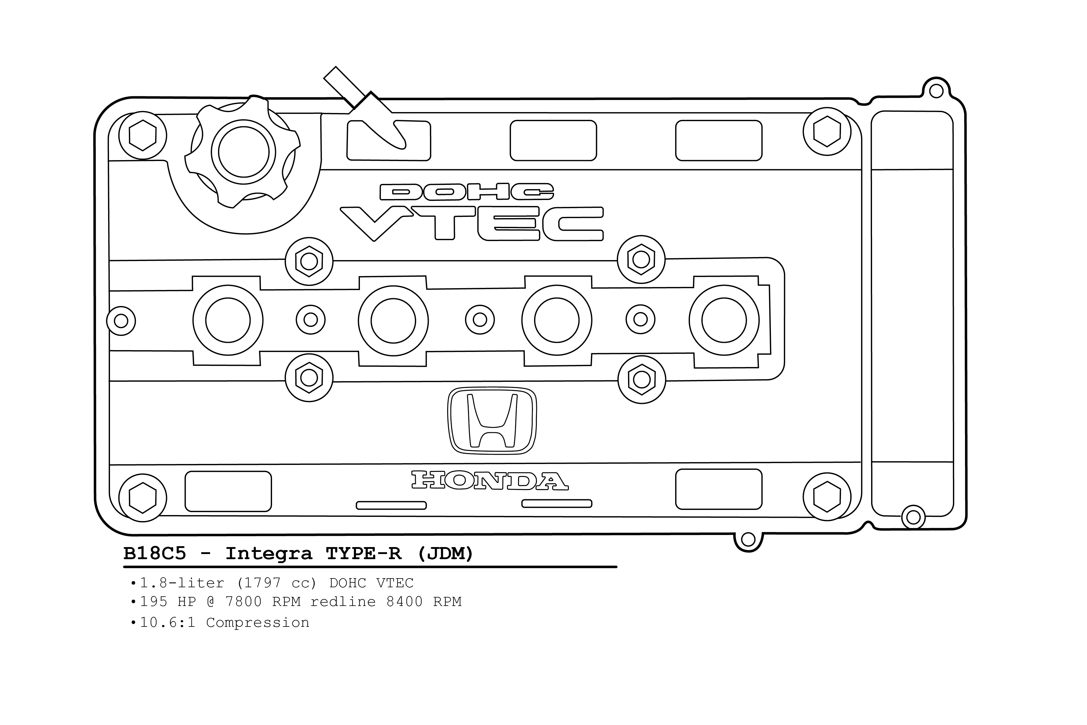 B-Series - Type R // Black lines, Light shirt