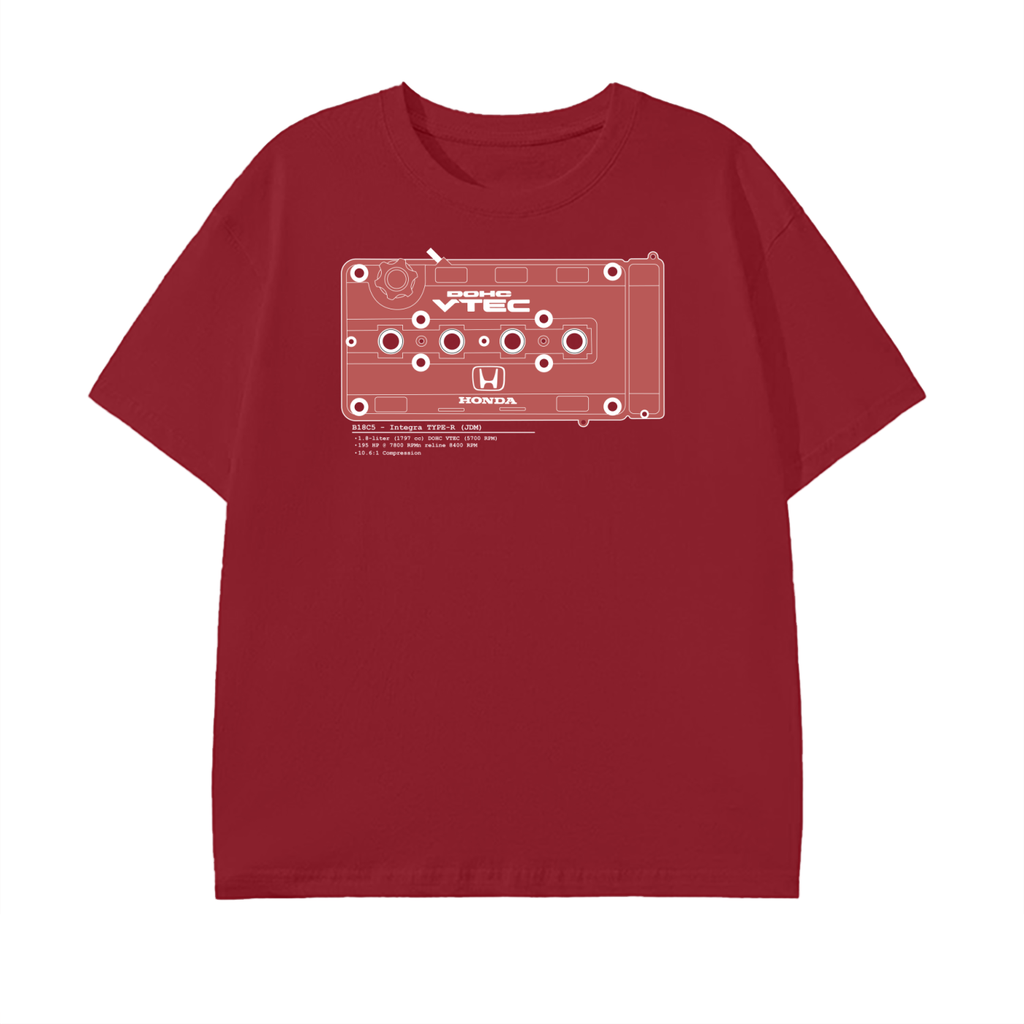 B-Series - Type-R Solid // White Lines, Dark Shirt