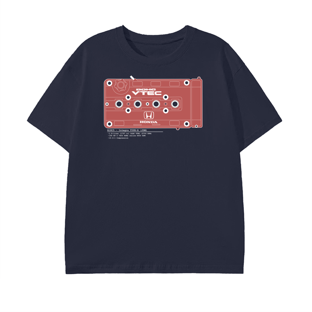 B-Series - Type-R Solid // White Lines, Dark Shirt