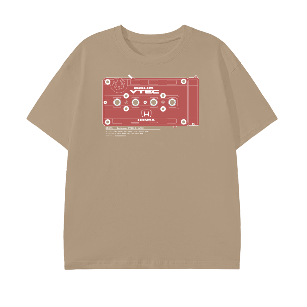 B-Series - Type-R Solid // White Lines, Dark Shirt