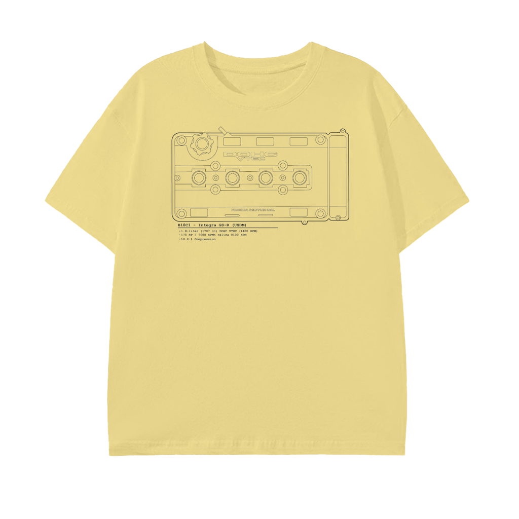 B-Series - GSR Lines // Black Lines, Light Shirt