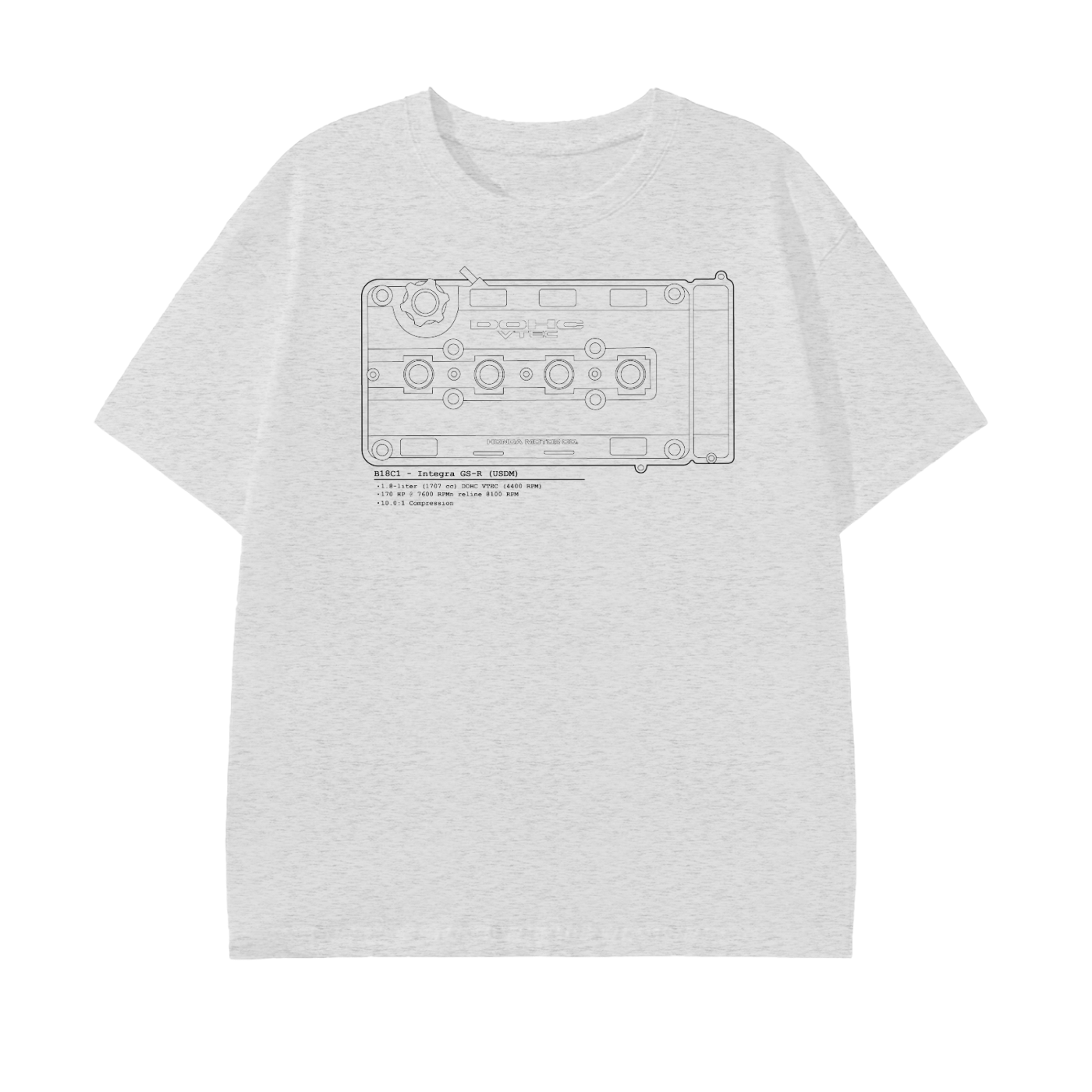 B-Series - GSR Lines // Black Lines, Light Shirt