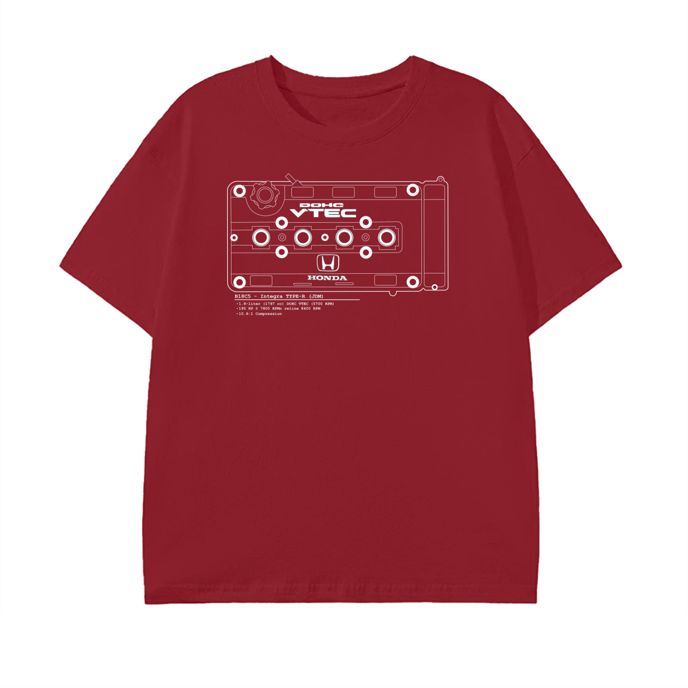 B-Series - Type-R Lines // Dark Shirt, White Lines