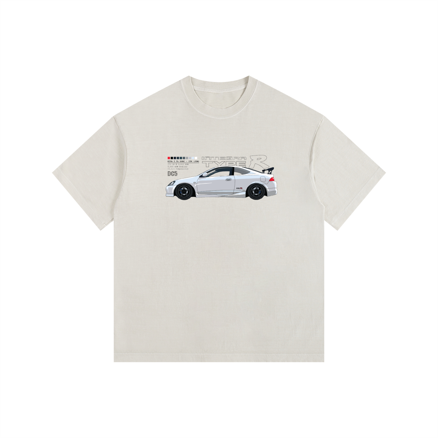 DC5 - Type-R // Color, Black Lines, Light Shirt