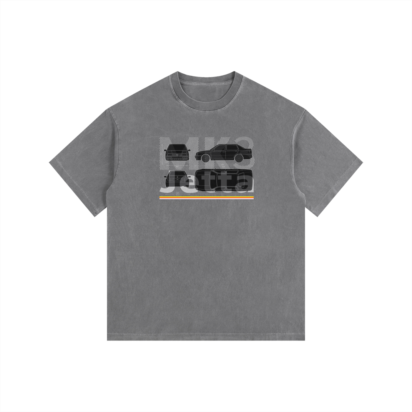 MK3 Jetta - Blueprint Series // Dk Shirt, Lt Lines