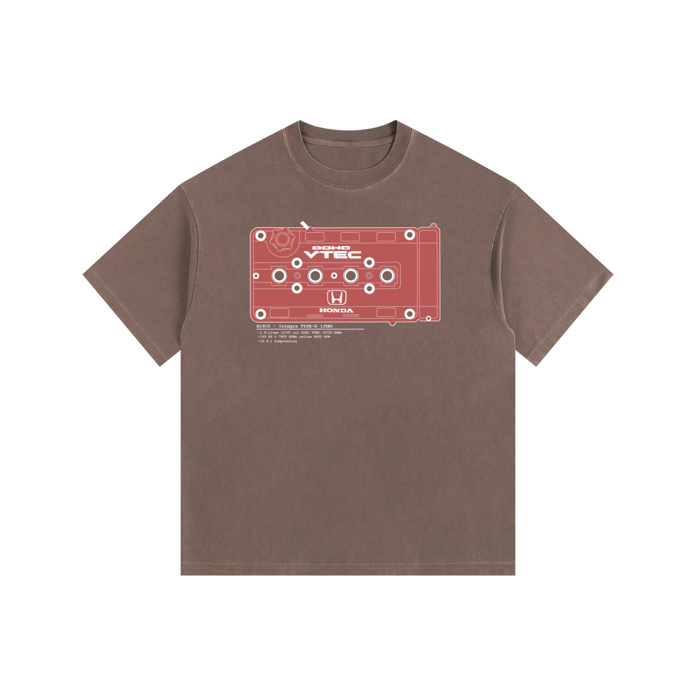 B-Series - Type-R Lines/Solid // White Lines, Dark Shirt - Vintage Wash