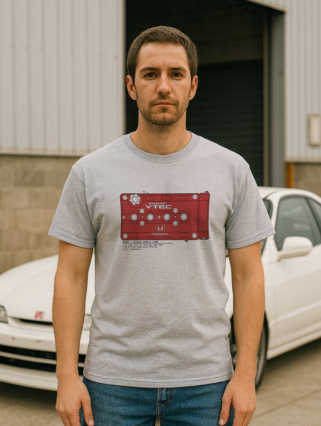 B-Series - Type-R Lines/Color // Black Lines, Light Shirt