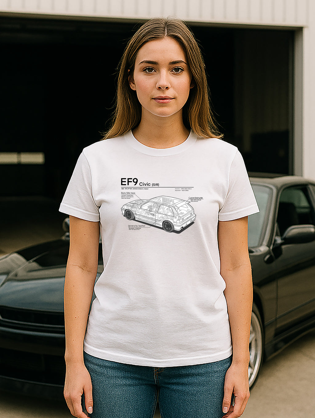 Civic EF9 SiR - Dark Lines, Light Shirt