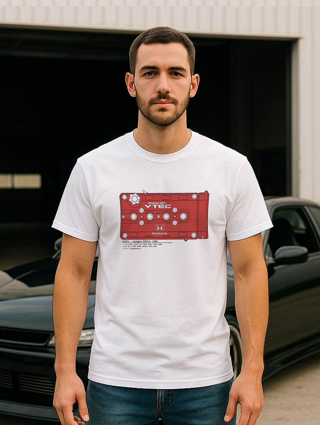 B-Series - Type-R Lines/Color // Black Lines, Light Shirt